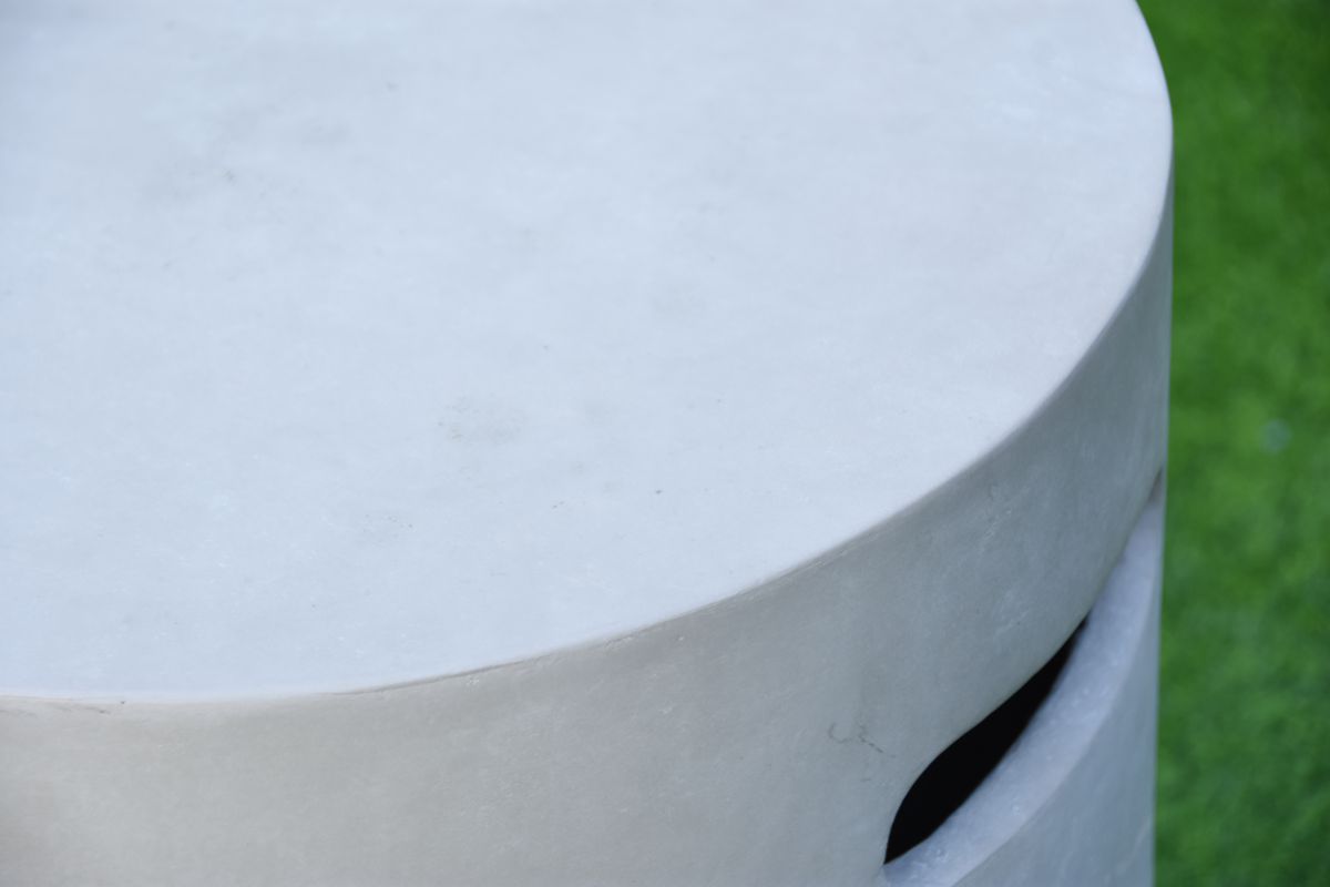 Okrągła osłona butli XL/LG przy palenisku LUNAR BOWL