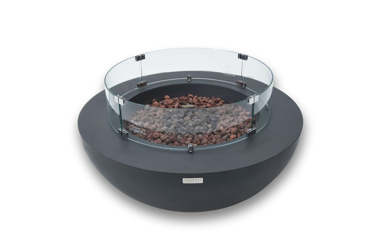 LUNAR BOWL Dark Grey ze szklaną osłoną